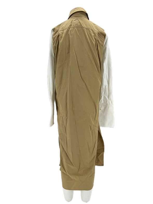 Robe chemise bicolore