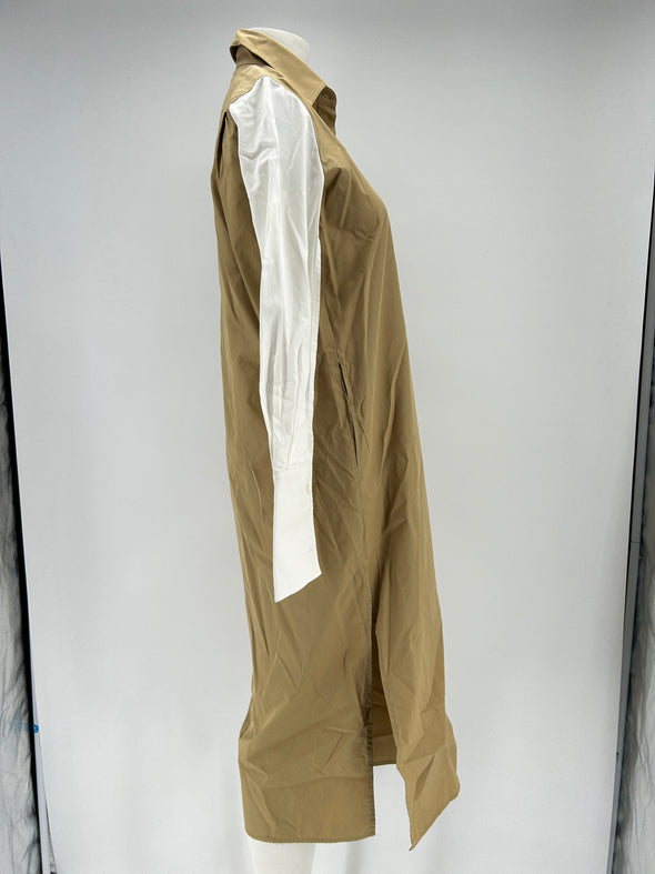 Robe chemise bicolore