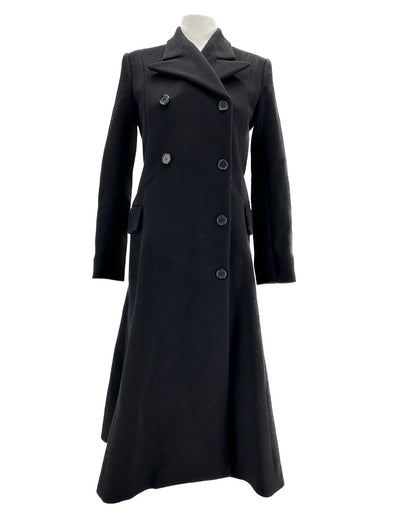 Manteau en laine noir