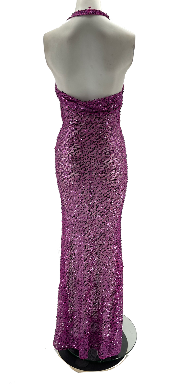 Robe rose à sequins "Verona"