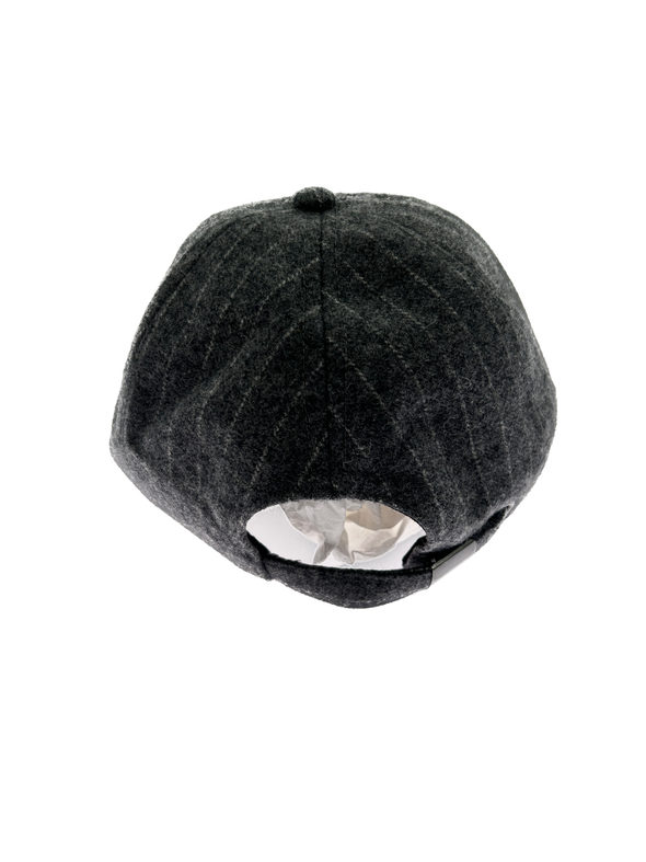 Casquette grise à rayures "Biarna"