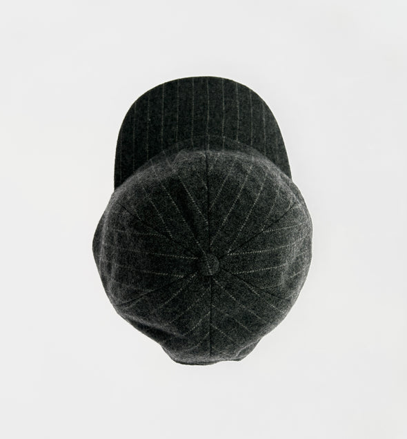 Casquette grise à rayures "Biarna"