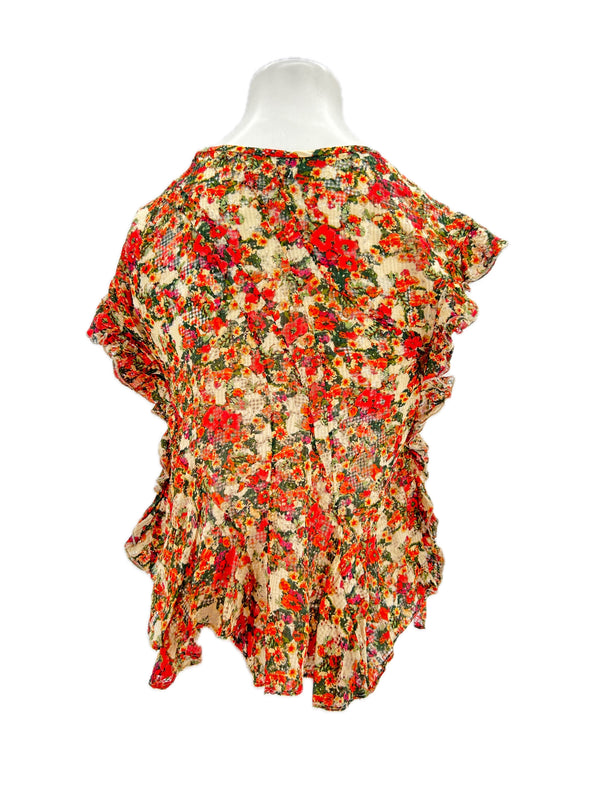 Blouse fleurie