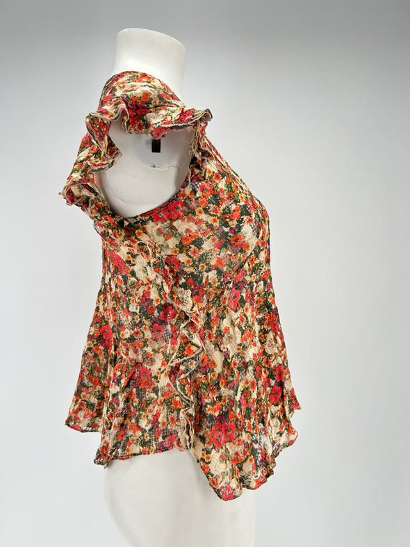 Blouse fleurie