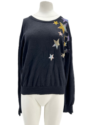 Pull en cachemire noir