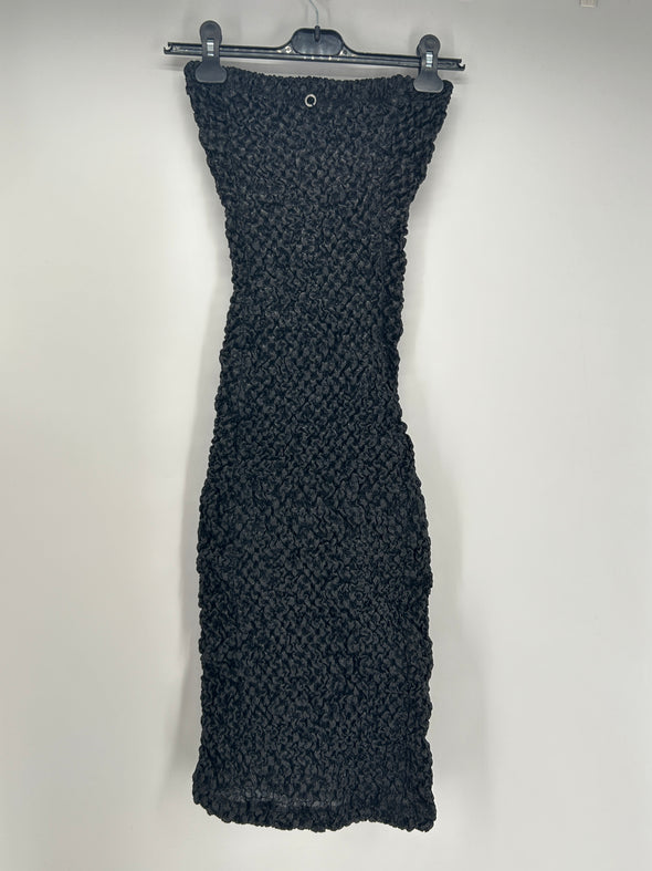 Robe tube noir "Nido Shimmer"
