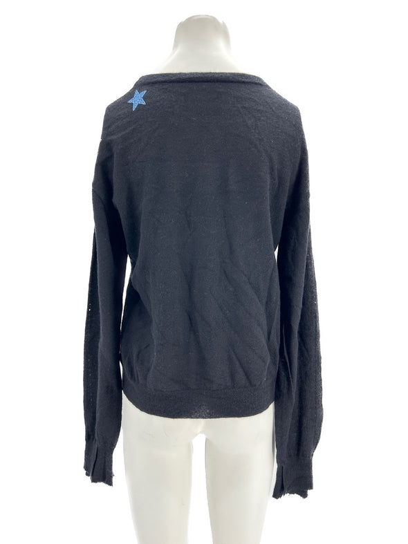 Pull en cachemire noir