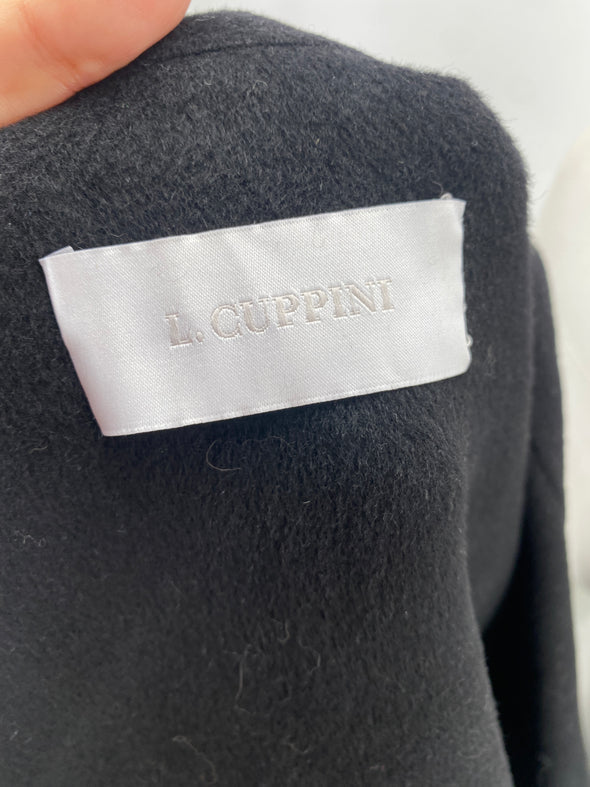 Cardigan en cachemire à poches en fourrure