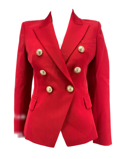 Veste rouge en laine