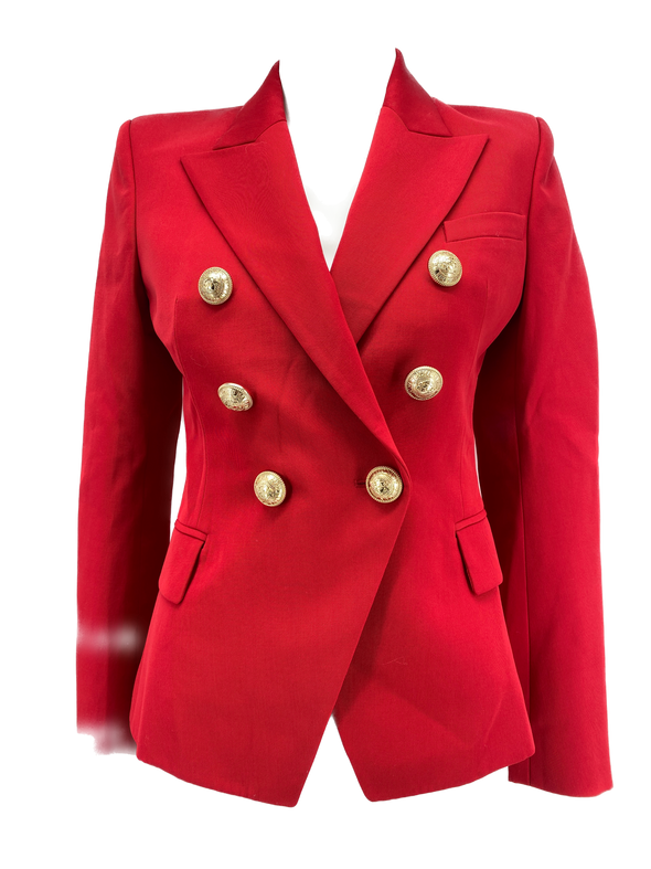 Veste rouge en laine