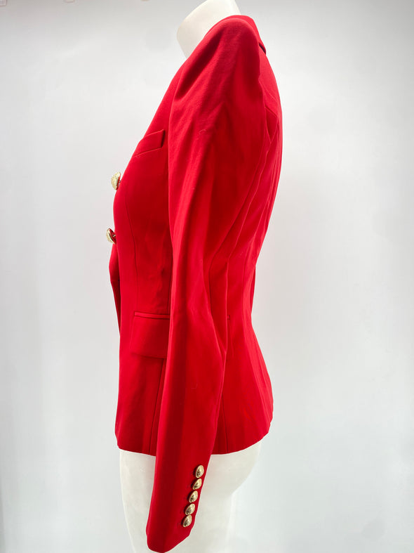 Veste rouge en laine