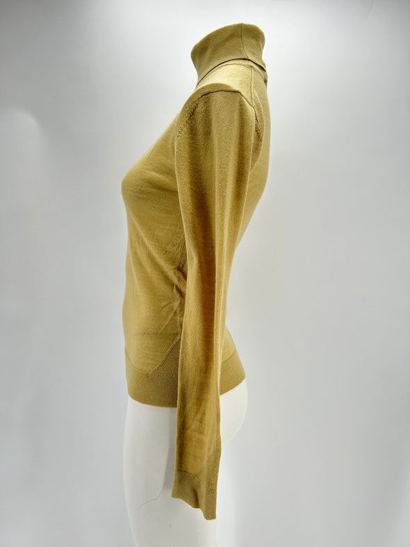 Pull en laine beige