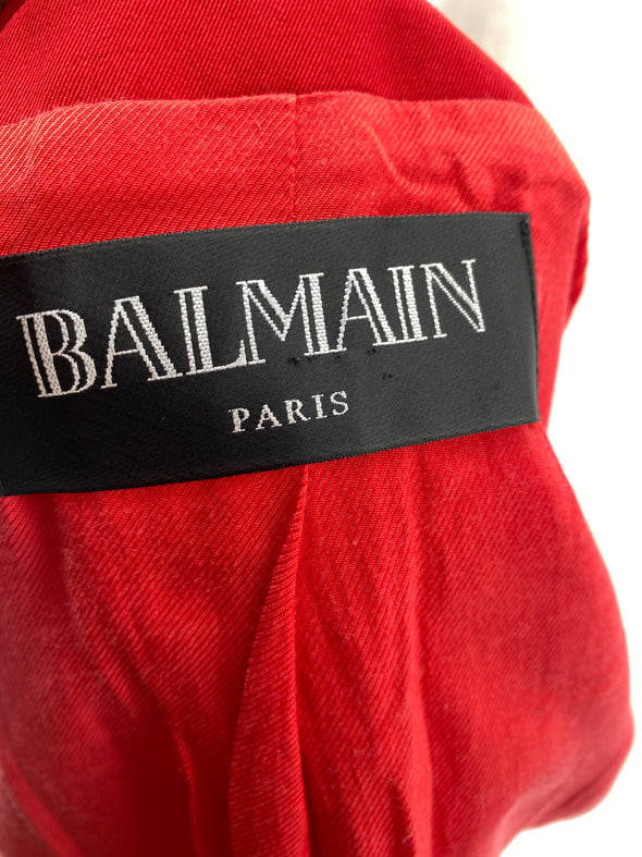 Veste rouge en laine