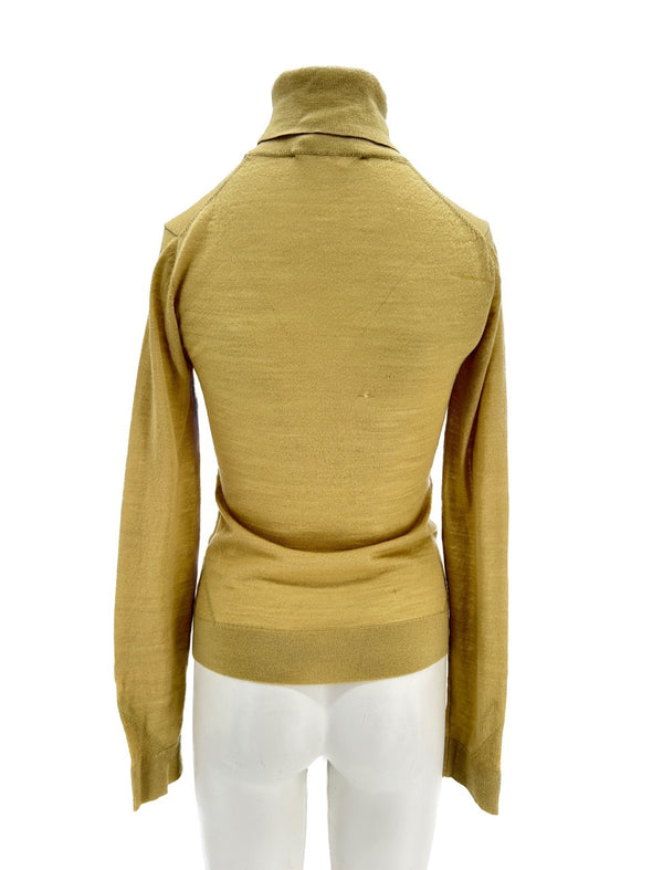 Pull en laine beige