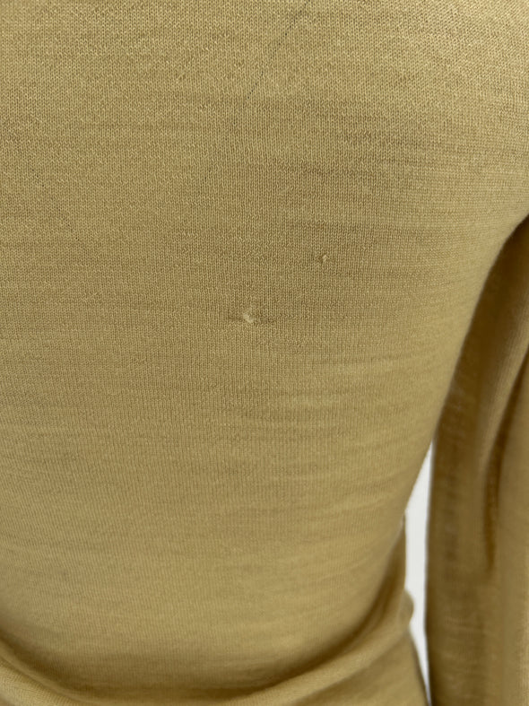 Pull en laine beige