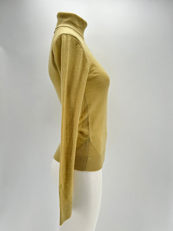 Pull en laine beige