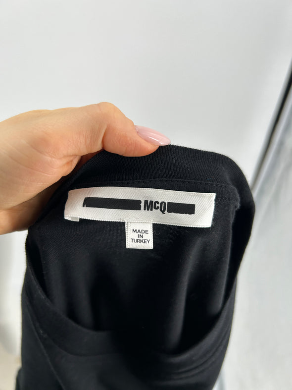 Tee-shirt crop noir