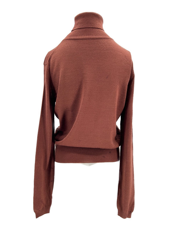 Pull en laine marron