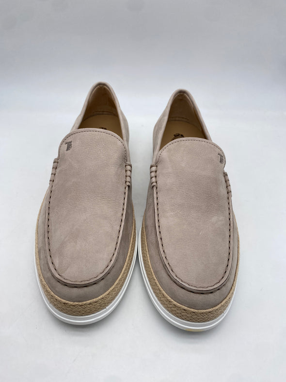 Mocassins taupe en daim