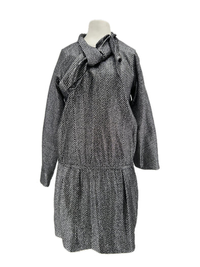 Robe en mélange de laine et de soie