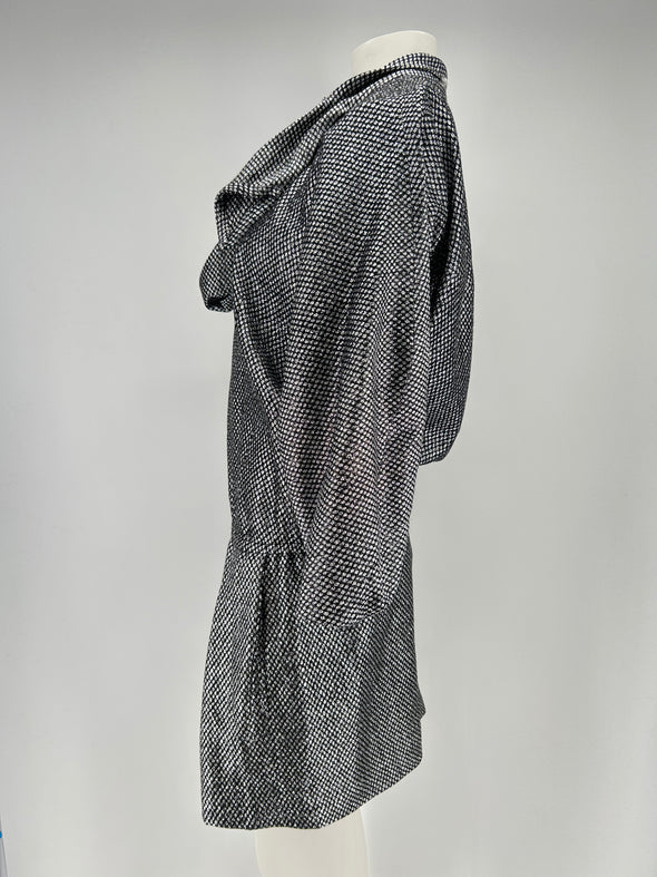Robe en mélange de laine et de soie