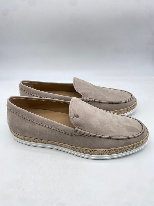 Mocassins taupe en daim