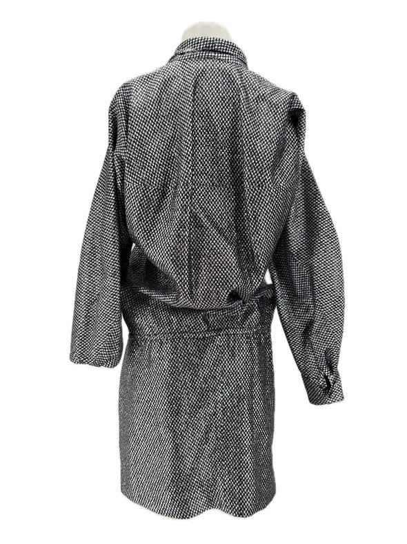 Robe en mélange de laine et de soie