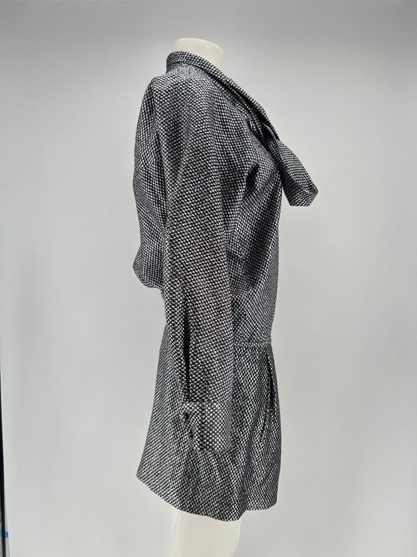 Robe en mélange de laine et de soie