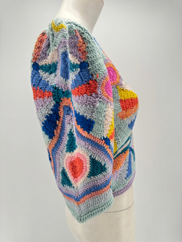 Top "Karli" multicolore en laine