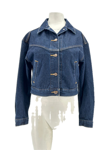 Veste en denim brut