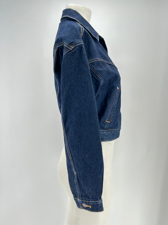 Veste en denim brut