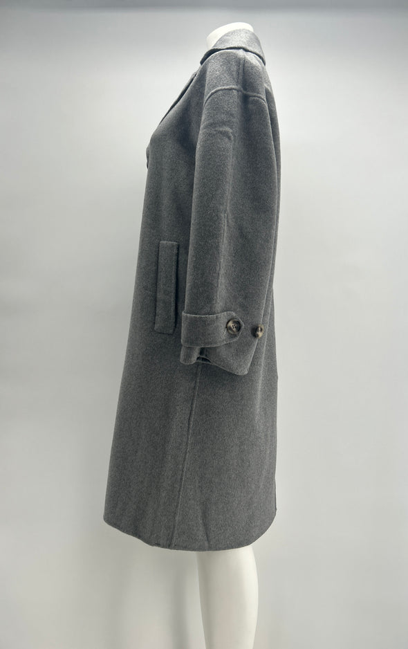 Manteau long gris