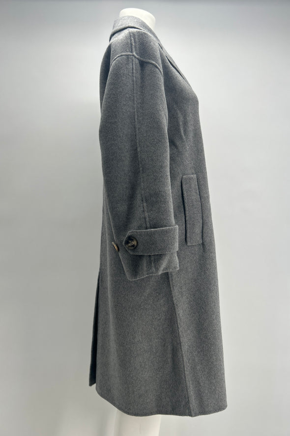 Manteau long gris