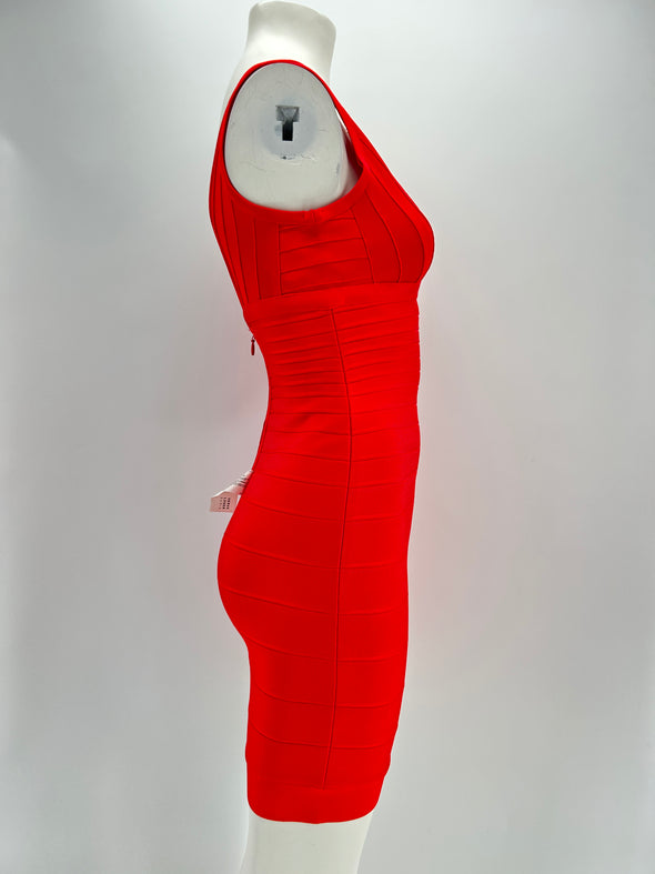 Robe moulante rouge