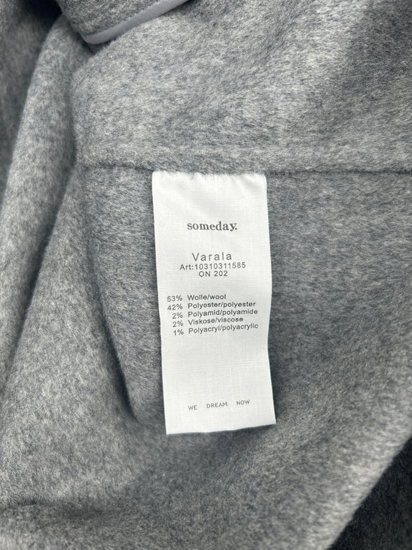 Manteau long gris