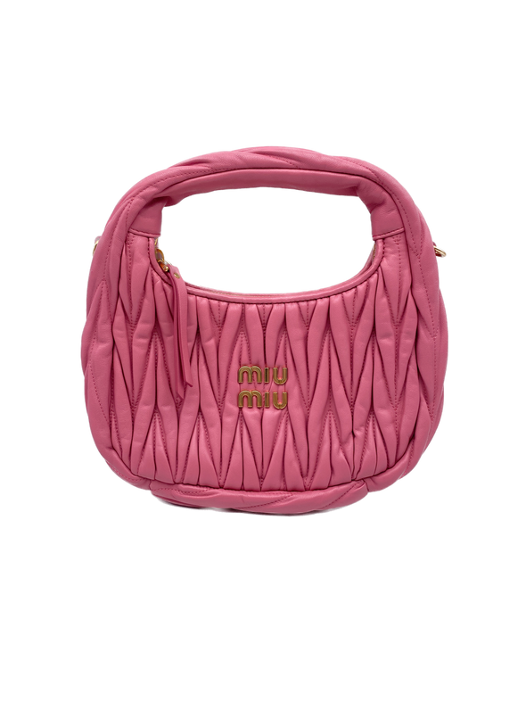 Sac à main "Miu Wander" rose