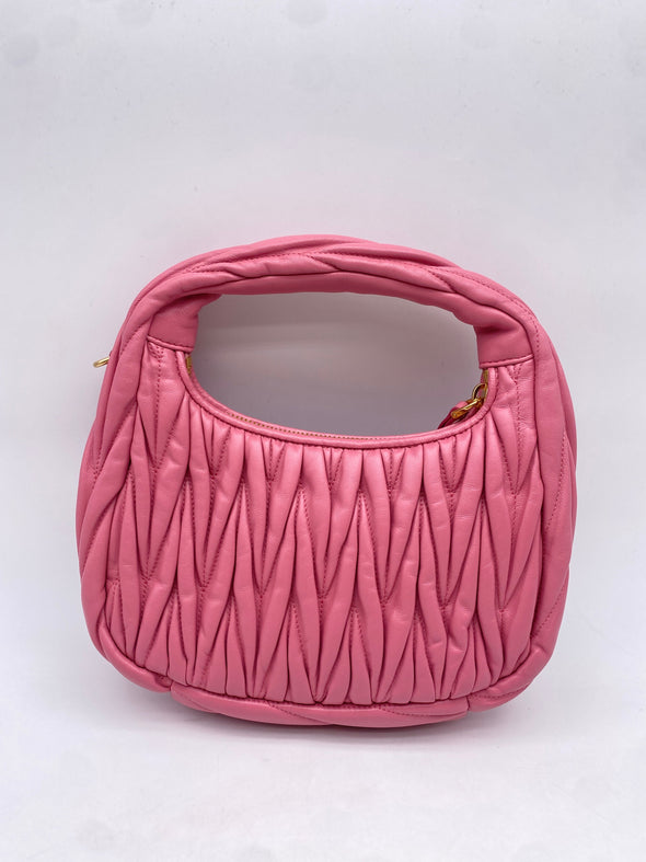 Sac à main "Miu Wander" rose