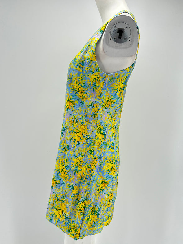 Robe à motif floral mimosa