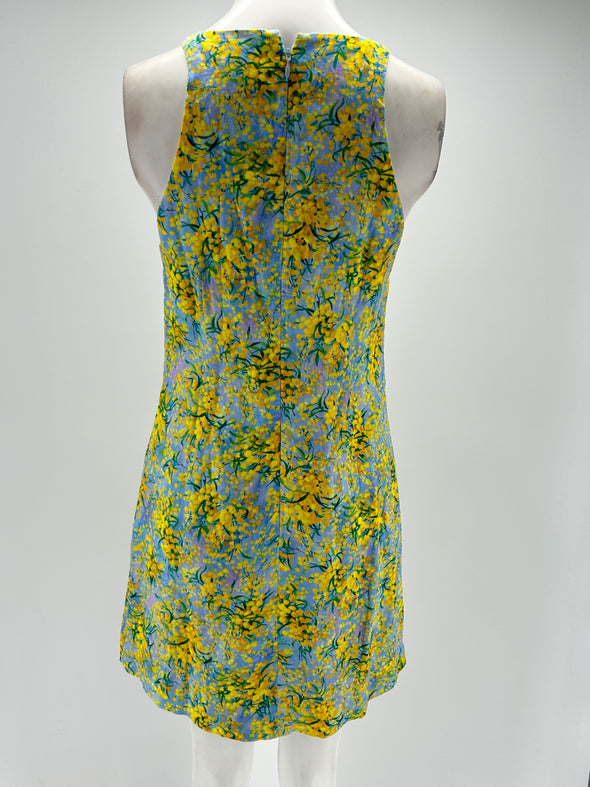 Robe à motif floral mimosa