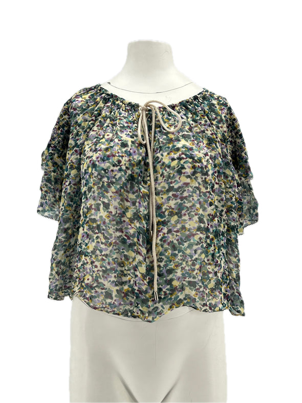 Blouse fleurie