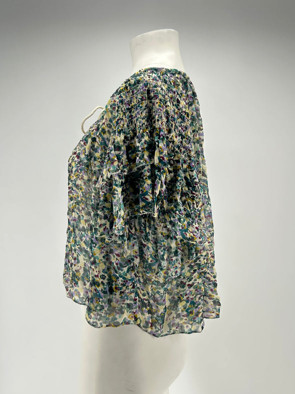 Blouse fleurie