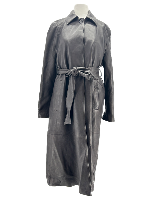 Trench en cuir