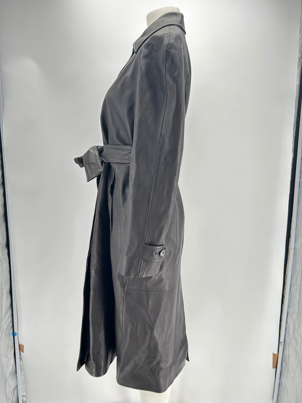 Trench en cuir