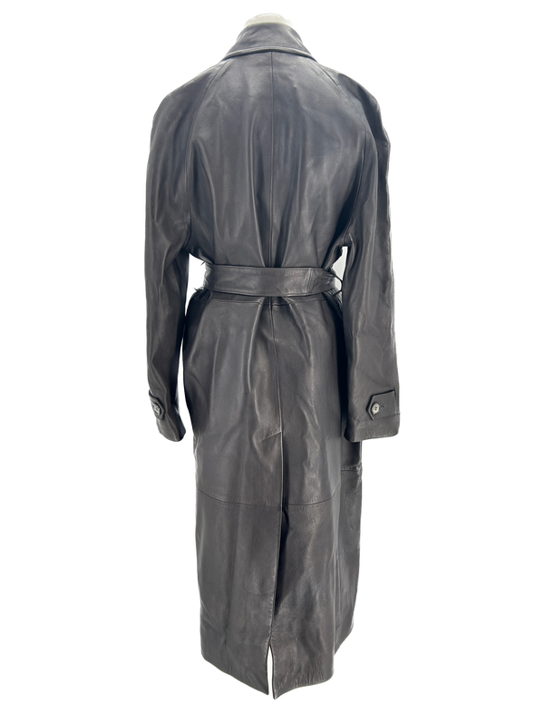 Trench en cuir