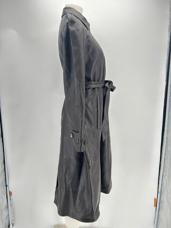 Trench en cuir