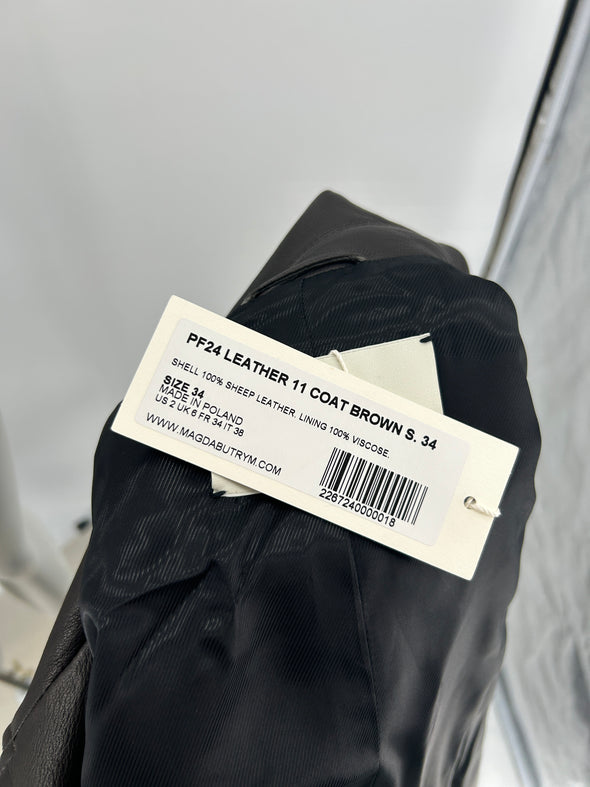 Trench en cuir
