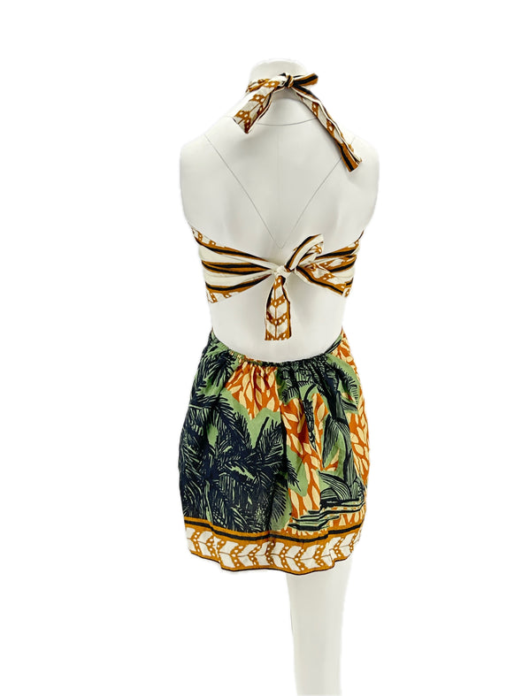 Mini robe imprimée