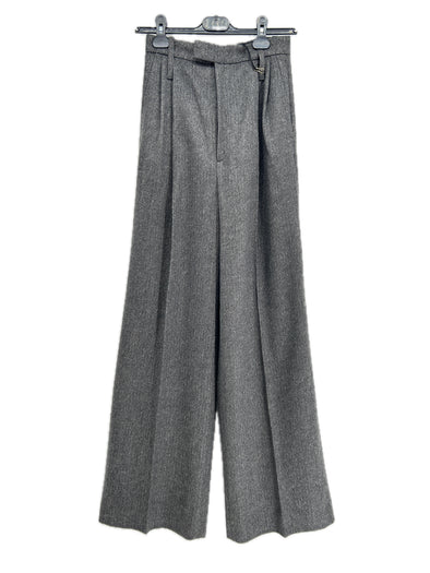 Pantalon en laine gris