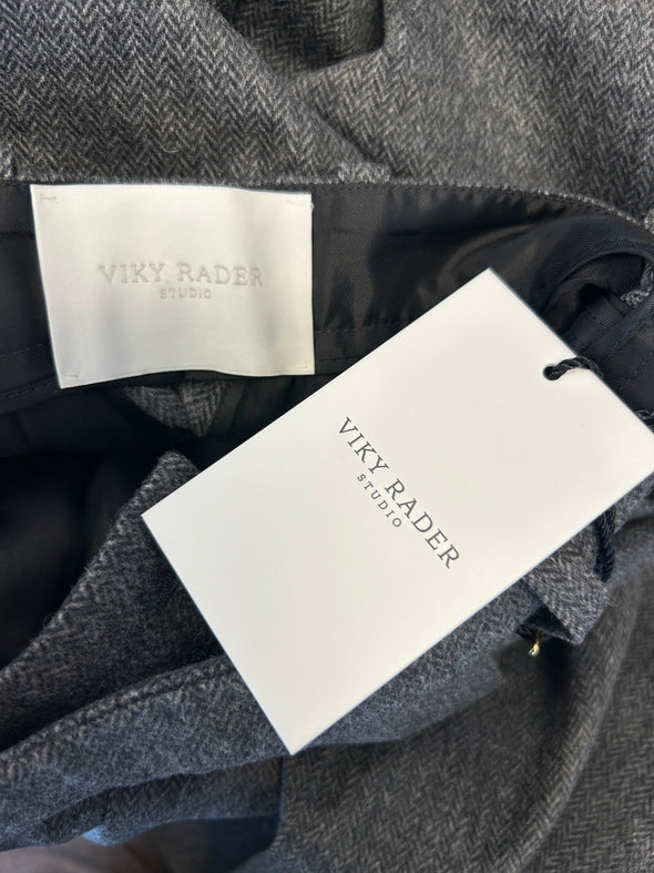 Pantalon en laine gris