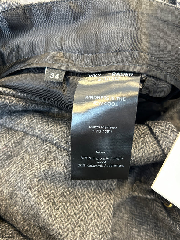 Pantalon en laine gris